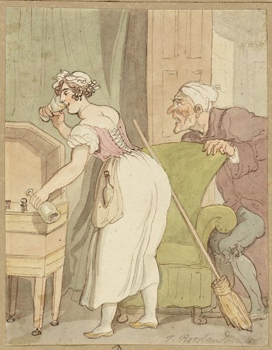 Woman Caught Stealing a Drink
