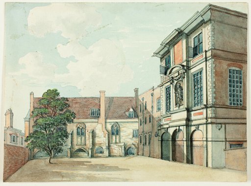 Remains of the Old Priory and Mathematical School, Christ's Hospital