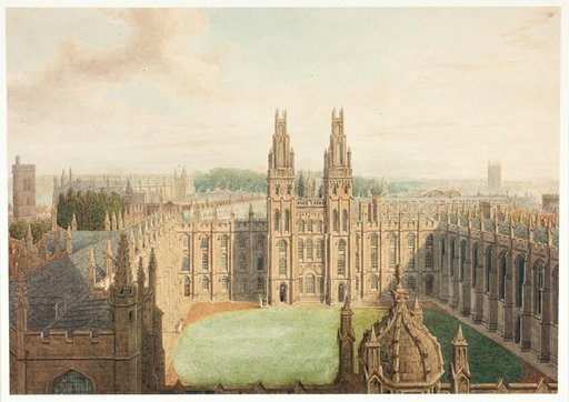 All Soul's College from the Radcliffe Library