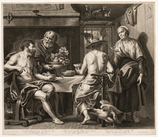 Jupiter and Mercury with Philemon and Baucis