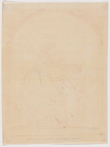 Study for Portrait of a Man in an Armchair, from Collection d'imitations de Dessins d'après les Principaux Maîtres Hollandais et Flamands