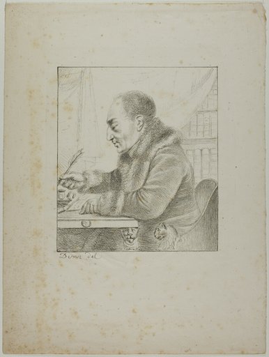 Portrait of Volney Dipping his Pen