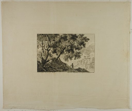 Landscape with Man Carrying Staff