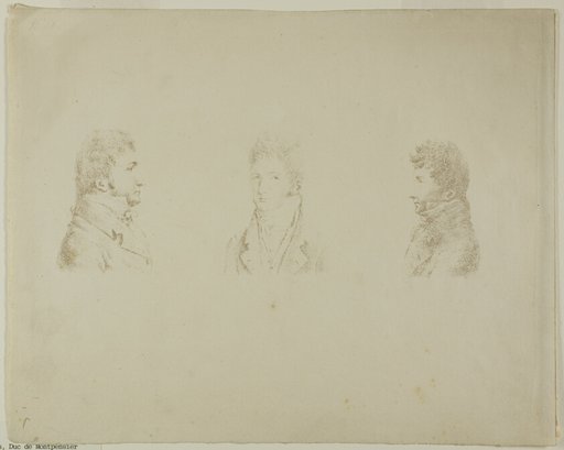 Bust Portraits of Three Brothers