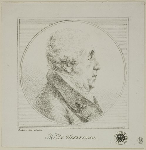 Profile Portrait of Monsieur de Sommariva