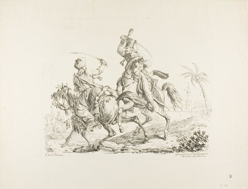 Hussard Killing a Mameluk with a Sabre