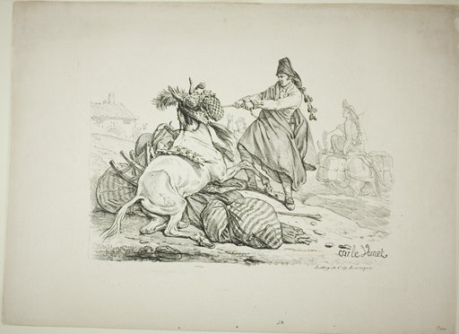 Spanish Muleteer Raising his Mule