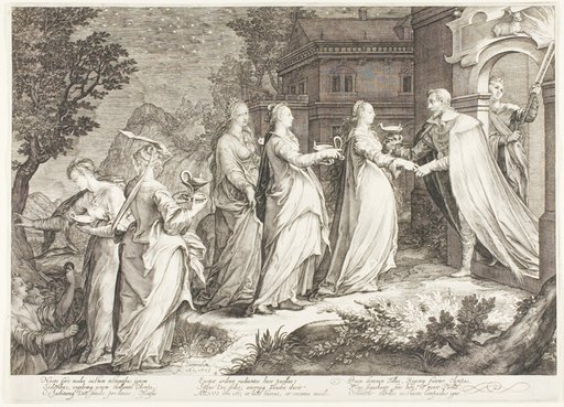 Plate Four, from Five Wise and Five Foolish Virgins