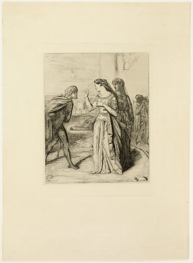 Therefore be merry, Cassio, plate six from Othello