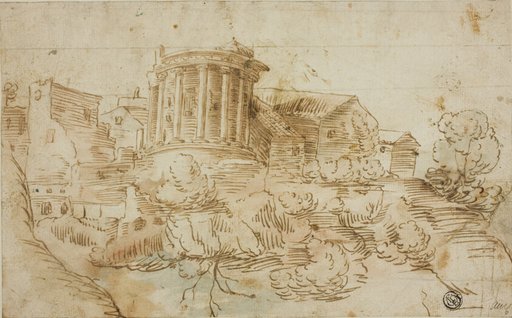 View of Temple of Vesta, Tivoli