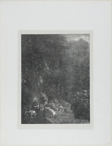 The Holy Family with Deer