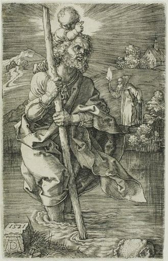 St. Christopher Facing to the Right