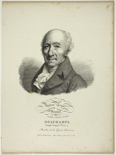 Portrait of Joseph-François-Louis Deschamps