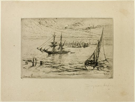 A Brig at Anchor