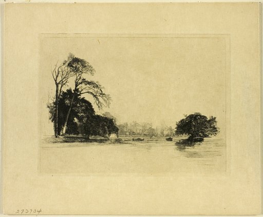 Banks of the Thames Near London