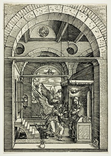 The Annunciation, from The Life of the Virgin