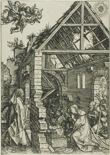 The Adoration of the Shepherds, from The Life of the Virgin