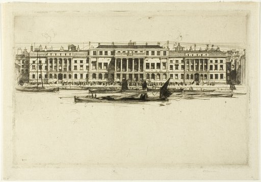 Custom House, plate one from the London Set