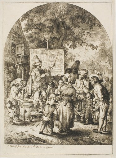 Ballad Singer at a Country Fair