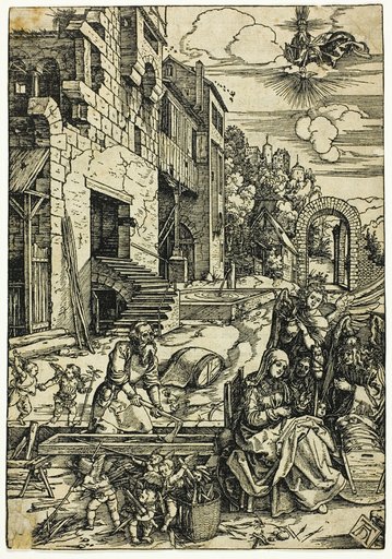 The Holy Family in Egypt, from The Life of the Virgin