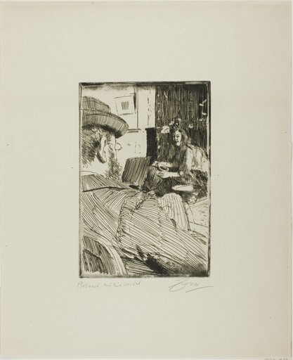 Albert Besnard and His Model