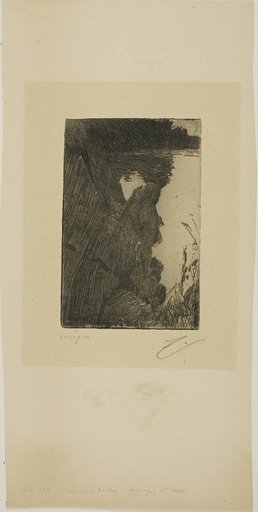 Bather (Evening) I (Zinc etching)
