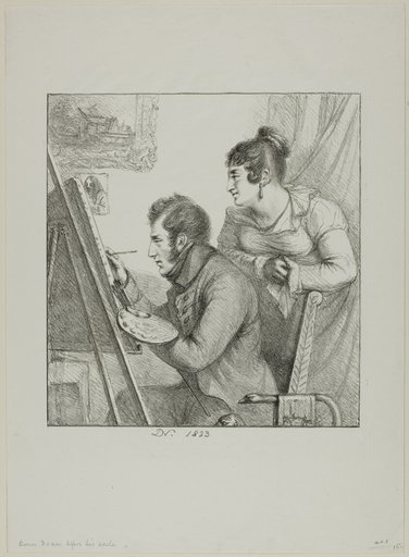 Baron Denon before his Easel