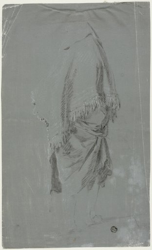 Shawled Woman Seen from the Back
