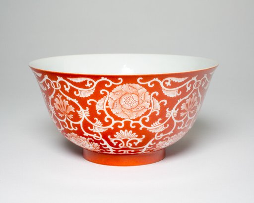 Bowl with Floral Scrolls