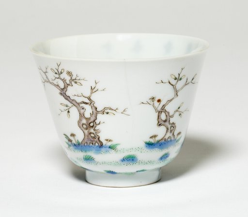 Cup with Orchid Tree