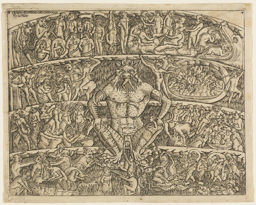 The Inferno According to Dante, from the Campo Santo Frescos in Pisa