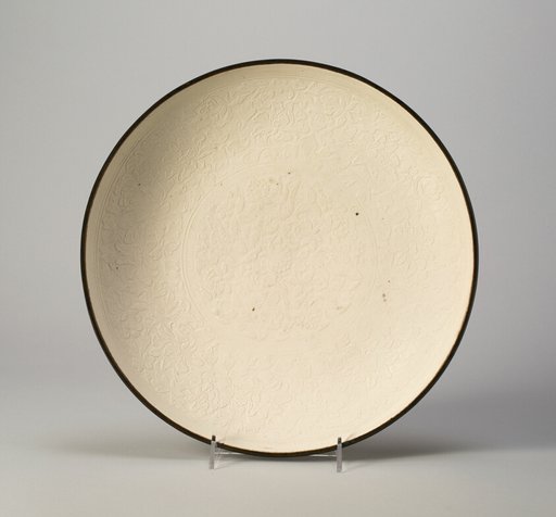 Dish with Lotus and Peonies