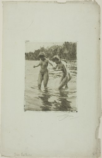 Two Bathers