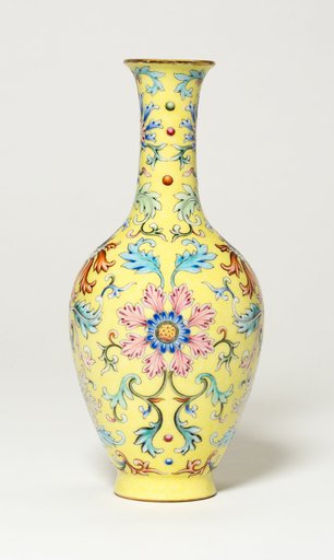 Vase with Floral Scrolls
