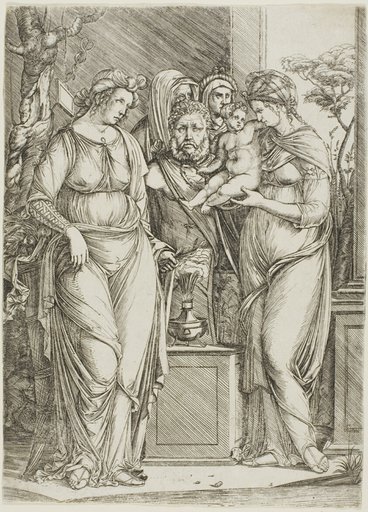 Sacrifice to Priapus, the Large Plate