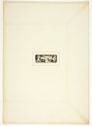 Study for a plate from The Triumphs of Temper, in the 1796 Royal Engagements Pocket Book