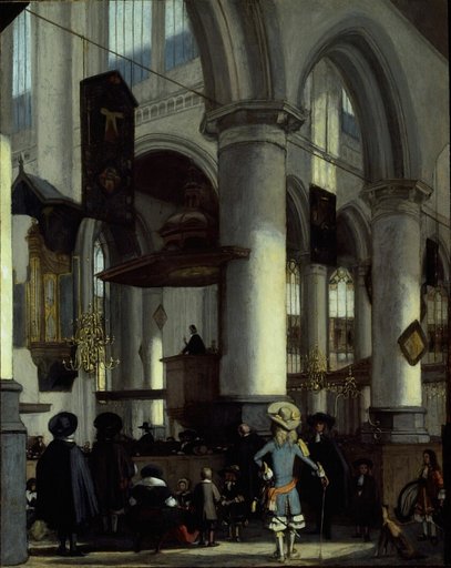 Interior of the Oude Kerk, Delft