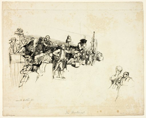 Charles James Fox on the Hustings at Covent Garden