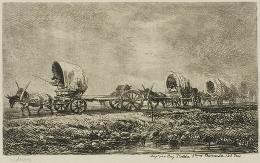 Covered Wagons (Souvenir of the Morvan)