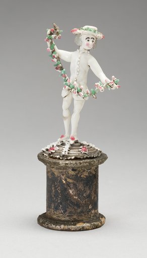 Man Holding a Garland