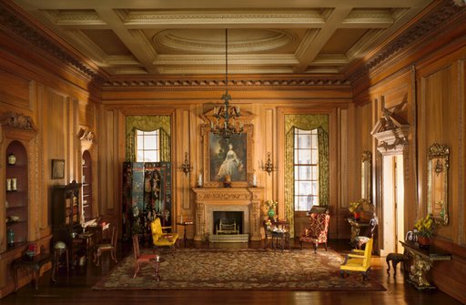 E-7: English Drawing Room of the Early Georgian Period, 1730s