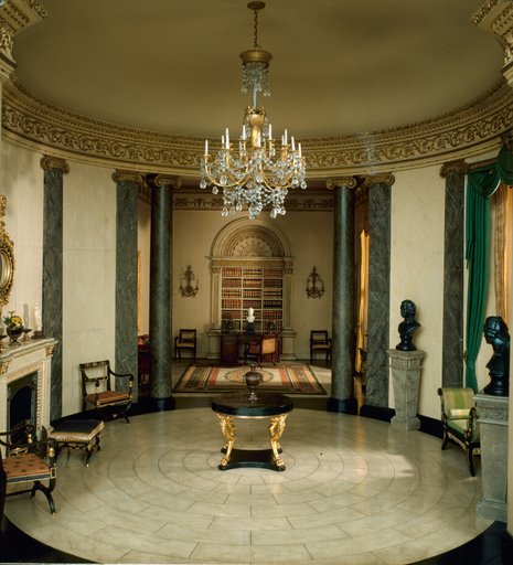 E-13: English Rotunda and Library of the Regency Period, 1810-20