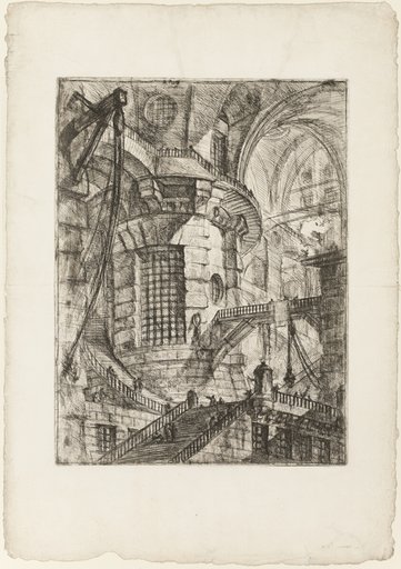 The Round Tower, plate 3 from Imaginary Prisons