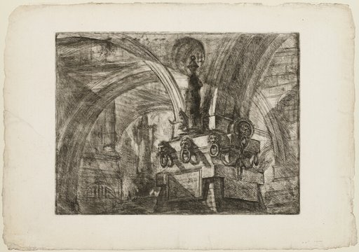 The Pier with a Lamp, plate 15 from Imaginary Prisons