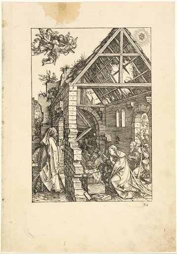 The Adoration of the Shepherds, from The Life of the Virgin