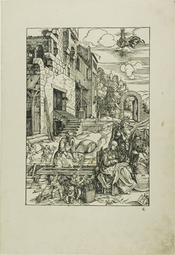 The Holy Family in Egypt, from The Life of the Virgin