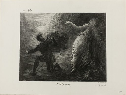 Manfred and Astarte, from Robert Schumann's Overture to "Manfred (1848-49)"