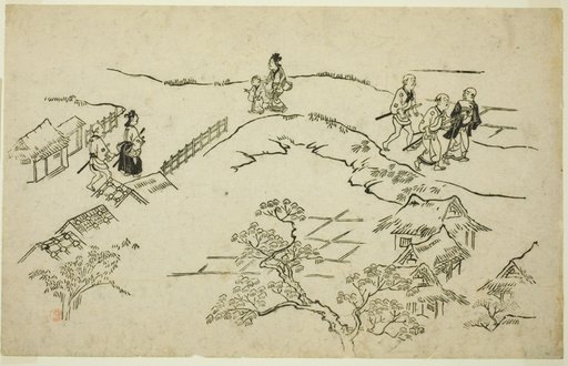 Emon Hill, from the series "The Appearance of Yoshiwara (Yoshiwara no tei)"
