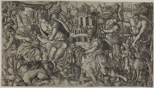 A King Receiving a Present
