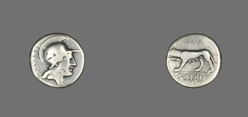 Coin Depicting the Goddess Roma